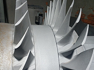 風機轉子噴涂碳化鎢